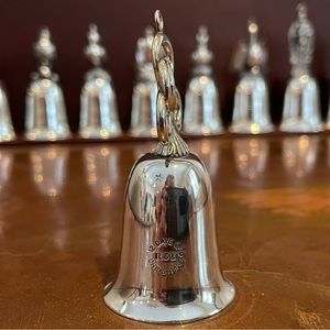 Reed & Barton Twelve Days of Christmas Bells Silverplate Complete Set of 12